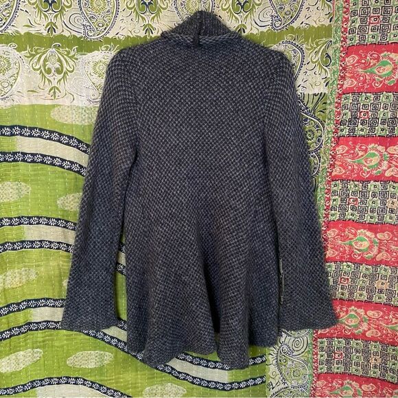 Wooden Ships x Anthropologie Gray Wool Blend Water-Shawl Cardigan Size Small - Picture 10 of 15